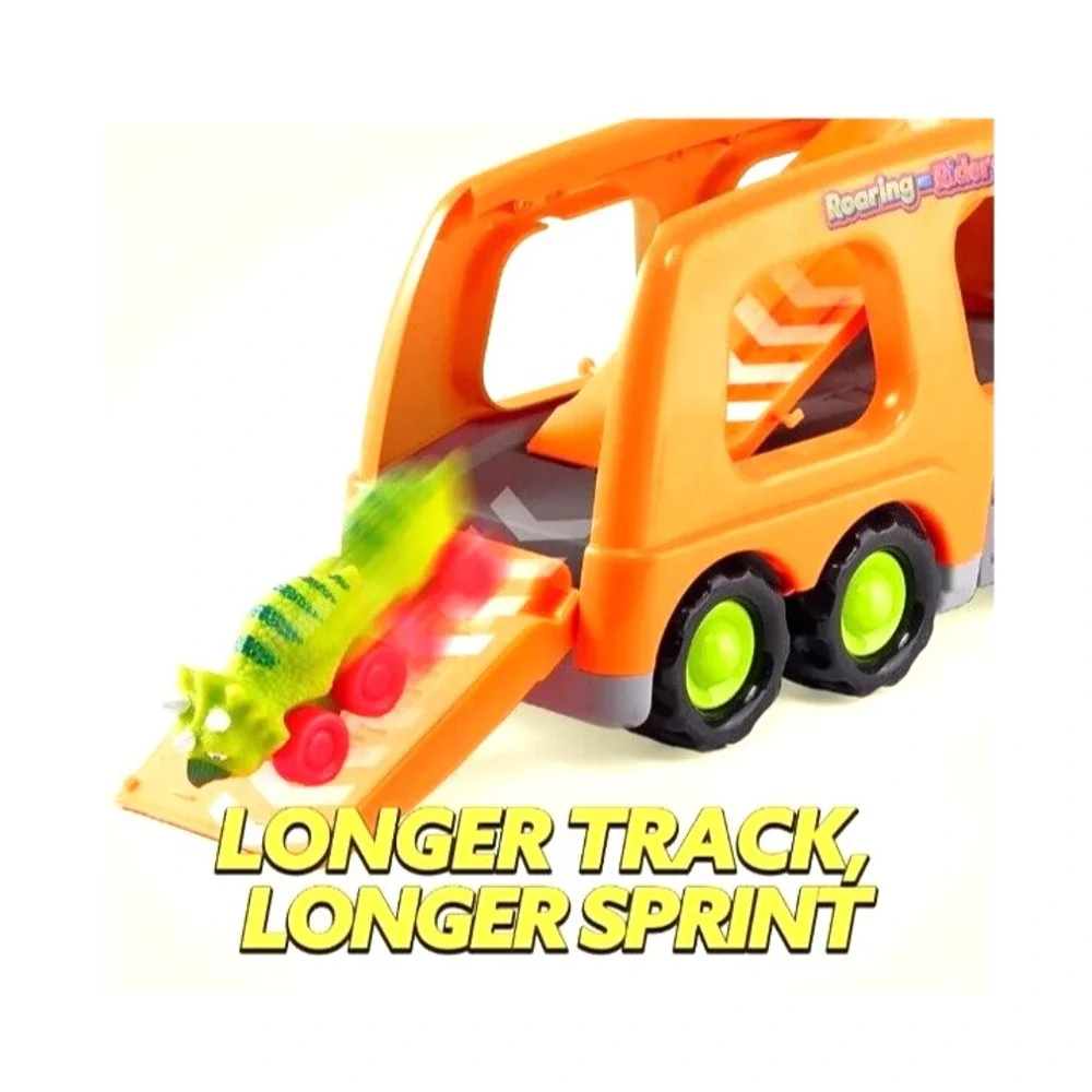 Toddler Car Toys for 1 2 3 4 Year Old Boy Birthday Gifts 5-in-1 Dinosaur Tran...